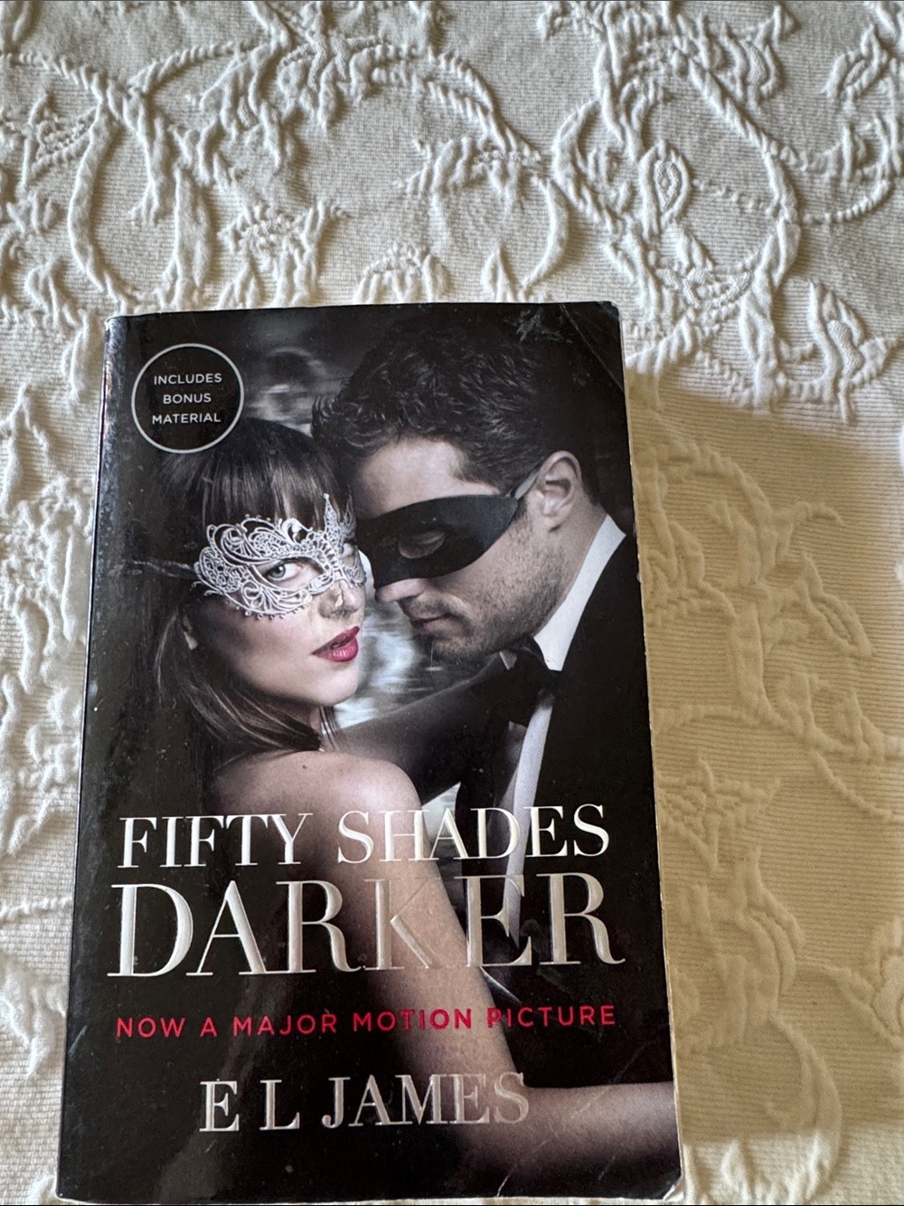 Fifty Shades Darker by E L James - Black & White Cover